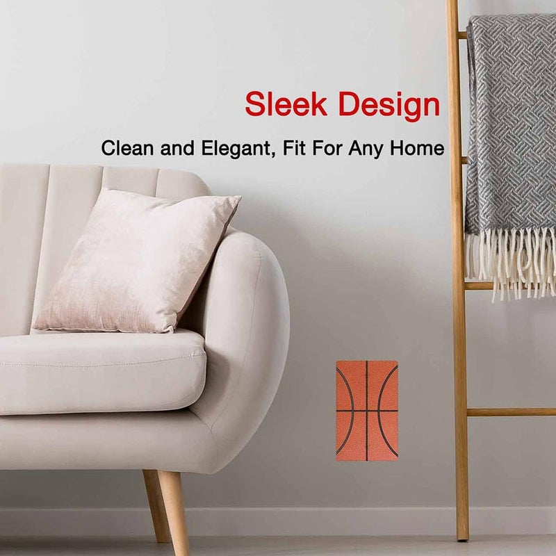 Moslion Basketball Lines Blank Wall Plate Light Switch Covers Black Stripes Ball Game Sports Orange Plug Outlet Cover Home Living Room Decor Office - Image 5